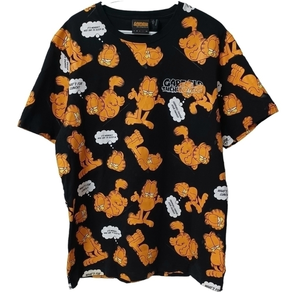 THE Hundreds x Garfield Mood All Over Print t shirt top - Picture 2 of 7